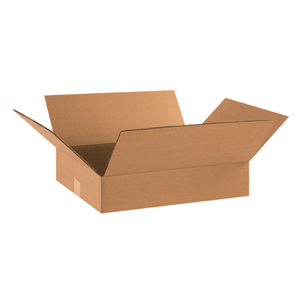 18 x 14 x 4" Flat Corrugated Boxes