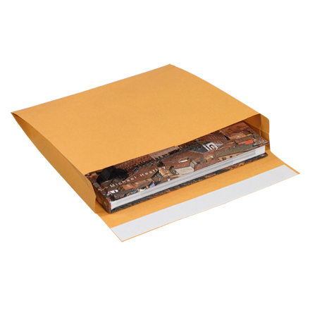 10 x 13 x 2" Kraft Expandable Self-Seal Envelopes