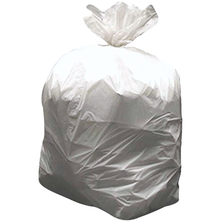 High Density Trash Liners - Natural, 40 - 45 Gallon, .55 Mil.