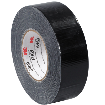 2" x 60 yds. Black (3 Pack) 3M<span class='tm'>™</span> 6969 Duct Tape