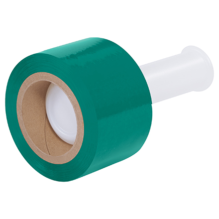 3" x  80 Gauge x 1000' Green Bundling Stretch Film