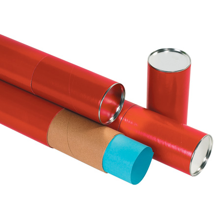 3 x 24" Red Premium Telescoping Tubes