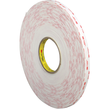 1/2" x 5 yds. White 3M<span class='tm'>™</span> 4952 VHB<span class='tm'>™</span> Tape